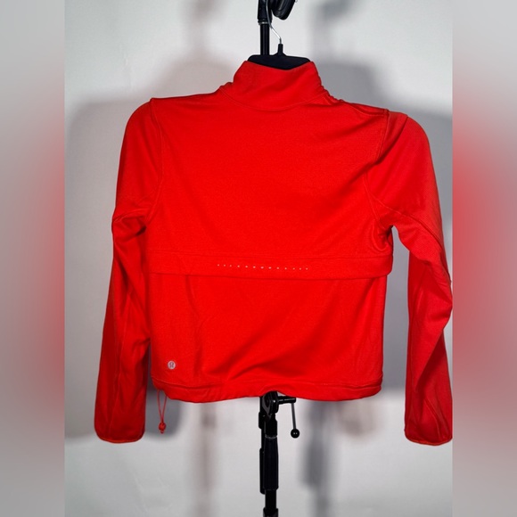 NWOT Lululemon Ventilating UV Protection Running Jacket Solar Orange - Picture 7 of 9